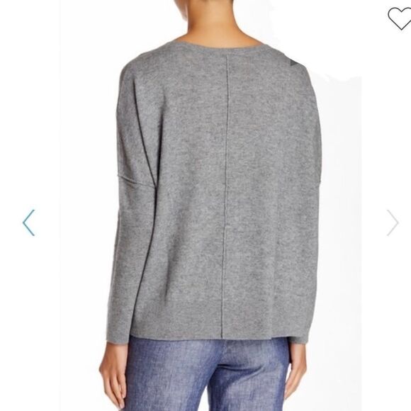 Joie Narcisse Cashmere Blend Drop Shoulder Sweater - Picture 2 of 5